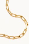 18" LINK CHAIN NECKLACE (18K GOLD VERMEIL)