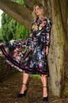 BOTANICA IN BLOOM DRESS (BLACK FLORAL)