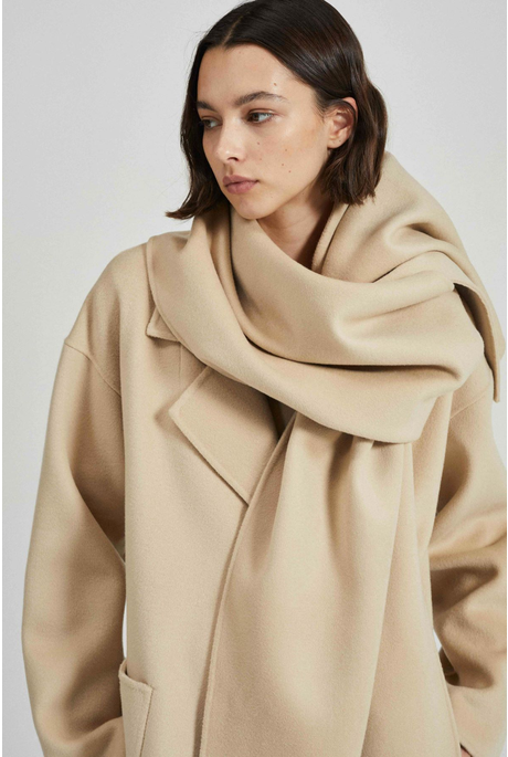 THE CAMILLA SCARF (BISCUIT)