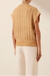 SIQUEIRA RELAXED VEST (TAFFY/CREAM)