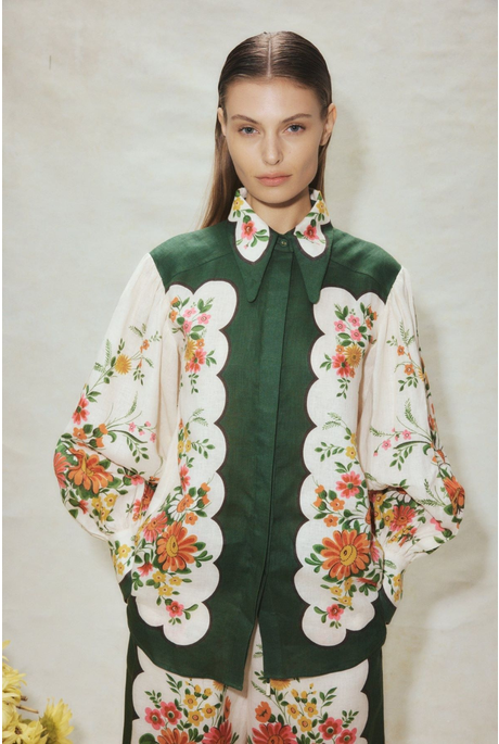 ELISABETTA SHIRT (FOREST)