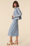 EVE DENIM SKIRT (SUN WASHED BLUE)
