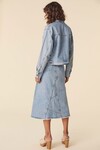 EVE DENIM SKIRT (SUN WASHED BLUE)