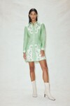 RUBY APPLIQUE MINI DRESS (MINT)