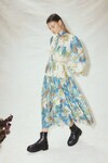 SKYE PATCHWORK SHIRTDRESS (CORNFLOWER)