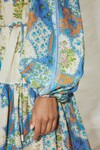 SKYE PATCHWORK MINI DRESS (CORNFLOWER)