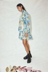 SKYE PATCHWORK MINI DRESS (CORNFLOWER)
