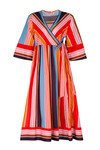 SPRING IT ON DRESS (MULTI STRIPE)