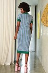 KNIT WITH US DRESS (GREEN MULTI)