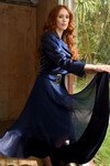 SHEER UP SKIRT (BLUE/BLACK)