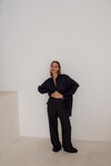 MILLY PANT (BLACK LINEN)