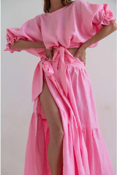 STILL THE ONE SKIRT (BARBIE PINK)