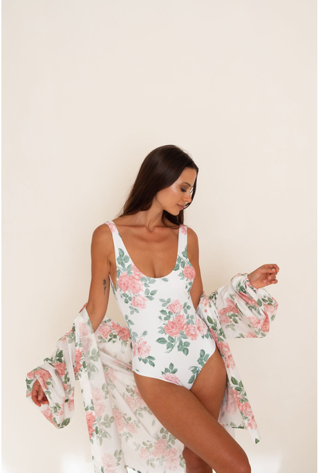BEACH SHIRT (PINK LIBERTY FLORAL)
