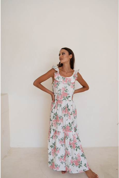 DARLING DRESS (PINK LIBERTY FLORAL)
