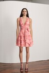 LUCIEN LAYERED SLEEVELESS DRESS (MULTI)