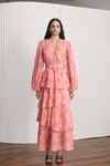LUCIEN LAYERED GOWN (MULTI)