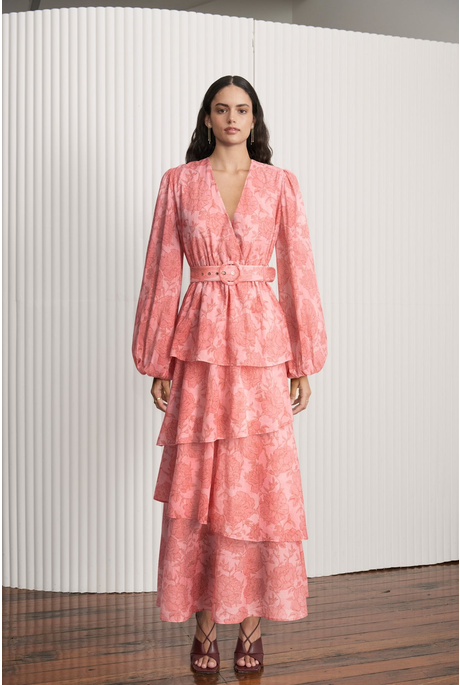 LUCIEN LAYERED GOWN (MULTI)