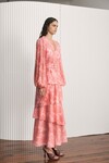 LUCIEN LAYERED GOWN (MULTI)