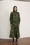 MANISA BUTTONED GOWN (MULTI)