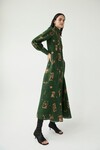 MANISA BUTTONED GOWN (MULTI)
