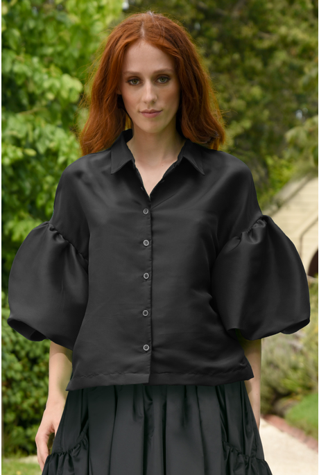PUFF RIDER TOP (BLACK)