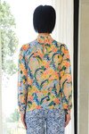 SHIR THING BLOUSE (PEACH FLORAL)
