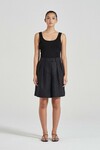 THE ADA SHORTS (BLACK LINEN)
