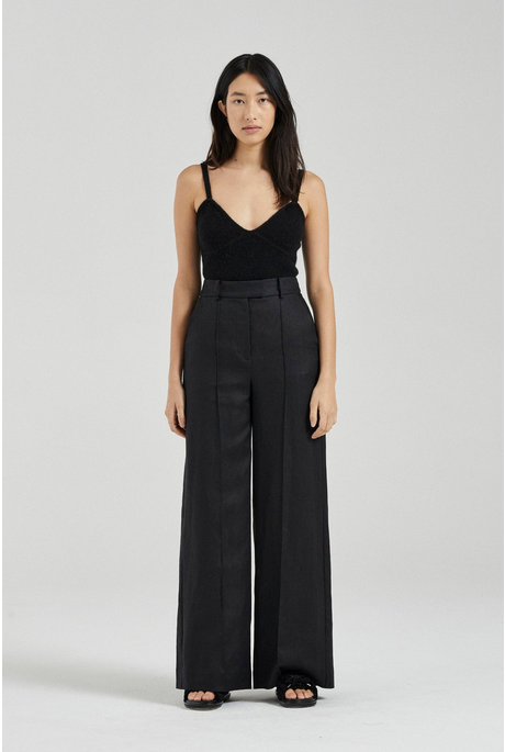THE WIDE LEG TROUSERS (BLACK)