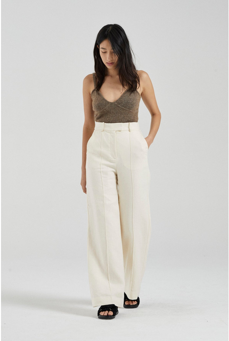 THE WIDE LEG PANT (IVORY)