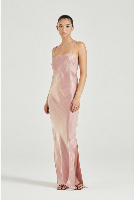 THE CONSTANCE DRESS (PINK GLOSS)