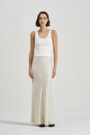 THE WILLA SKIRT (MACADAMIA SILK)