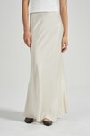 THE WILLA SKIRT (MACADAMIA SILK)