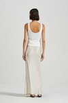 THE WILLA SKIRT (MACADAMIA SILK)