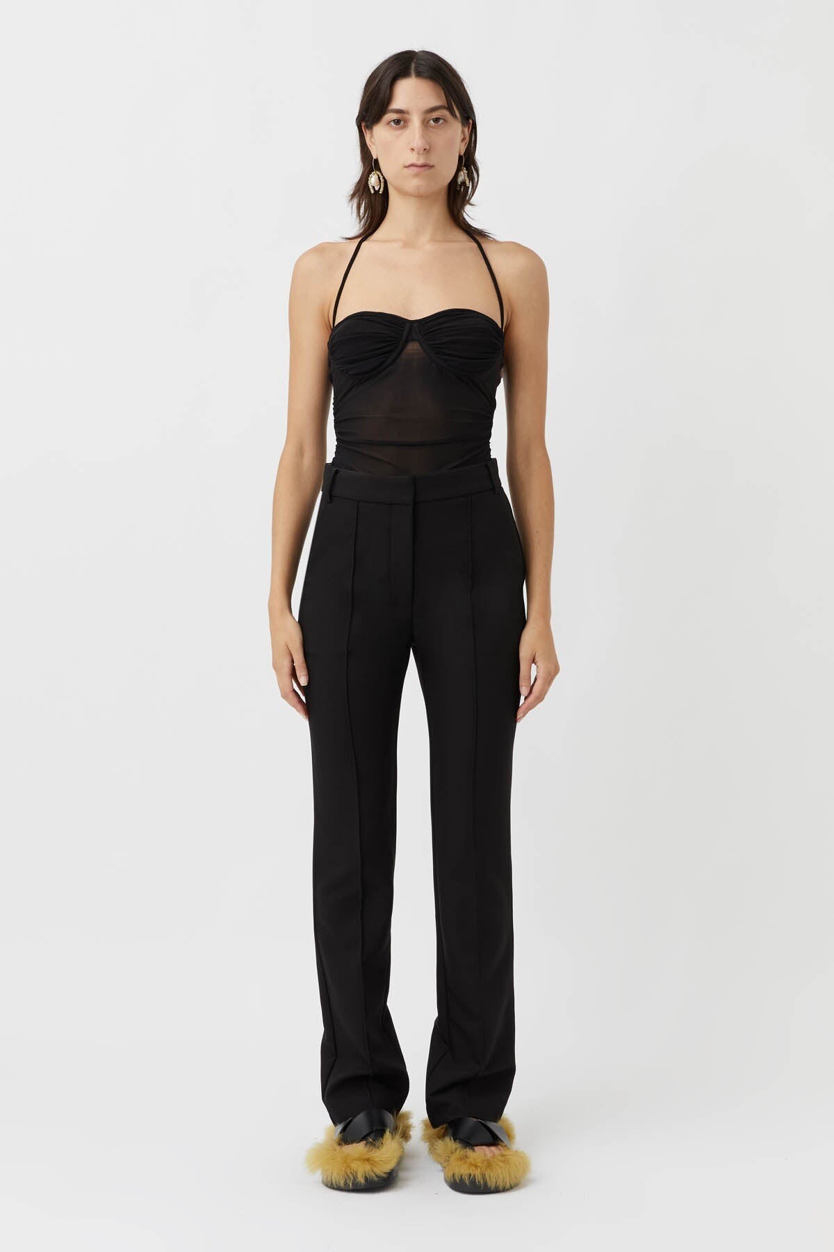 Black Strapless Camisole by CAMILLA AND MARC on Sale