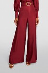 LUMINOSITY BELTED PANT (BURGANDY)