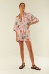 RUMMY SHORTS (PINK EMBLEM)