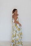 MALIBU MAXI SKIRT (YELLOW LIBERTY FLORAL)