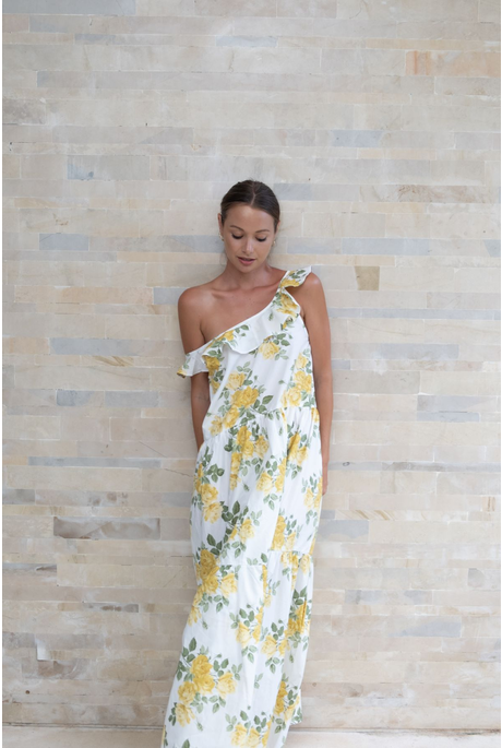 DARLING DRESS (YELLOW LIBERTY FLORAL)