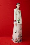 ZELDA EMBROIDERED BLAZER (CHAMPAGNE)