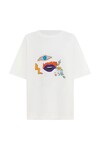 MEAGAN EMBROIDERED T-SHIRT (CREAM)