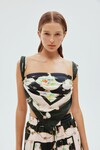 VENUS SCARF (BLACK/WHITE)