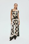 VENUS SCARF (BLACK/WHITE)