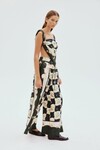 VENUS SCARF (BLACK/WHITE)