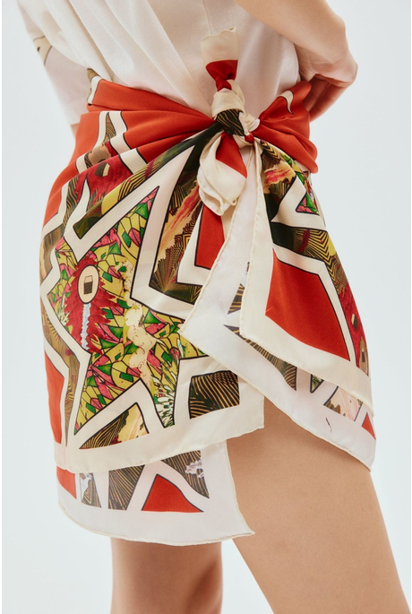 STAR MAN SQUARE SCARF (MULTI)