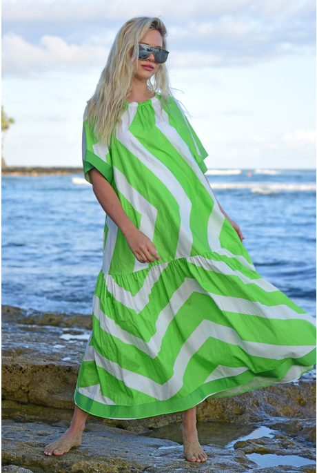 SOLAR ECLIPSE DRESS (GREEN)