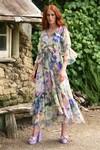 FRILLS AND CHILLS DRESS (PASTEL FLORAL)