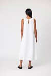 FLORENCE LINEN DRESS (WHITE)
