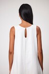 FLORENCE LINEN DRESS (WHITE)