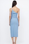 NALA ONE SHOULDER MIDI (MERIDAN BLUE)
