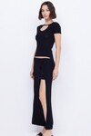 CASPIAN KNIT TOP (BLACK)